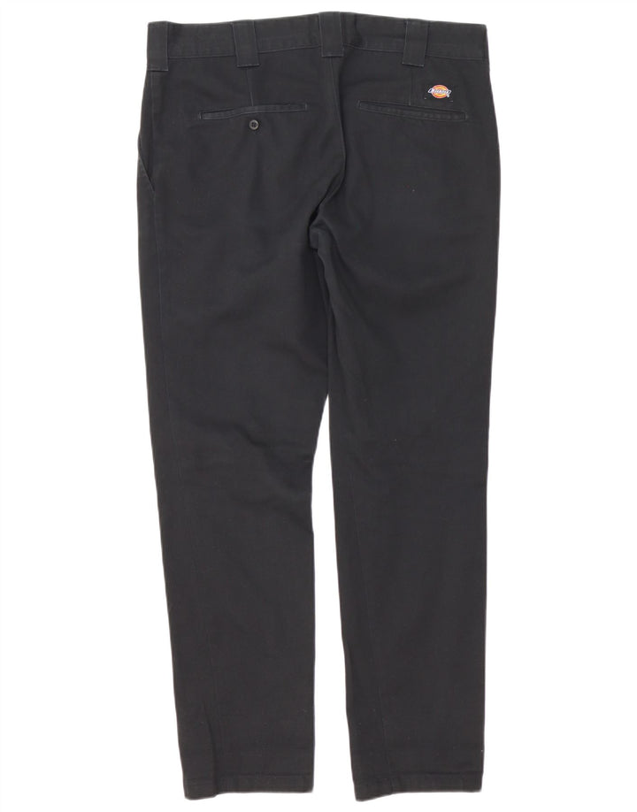 Dickies muške uske chino hlače W33 L32 crni poliester
