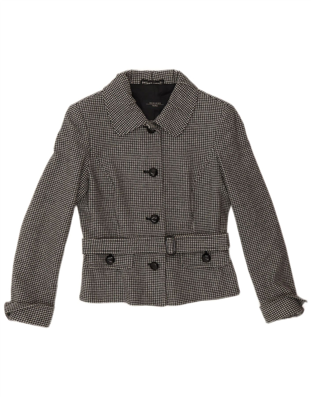 MAX MARA Ženska dvodijelna suknja s 4 gumba UK 10 Mala W28 siva klasična