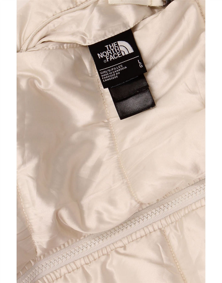 The North Face Girls podstavljena jakna od 11-12 godina, velika od bijelog poliestera