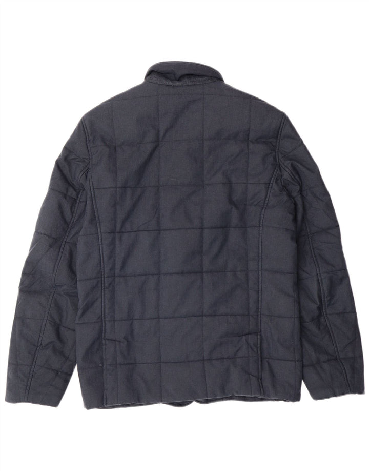 TED BAKER Muška prošivena jakna veličine 2 Mala tamnoplava klasična riblja kost