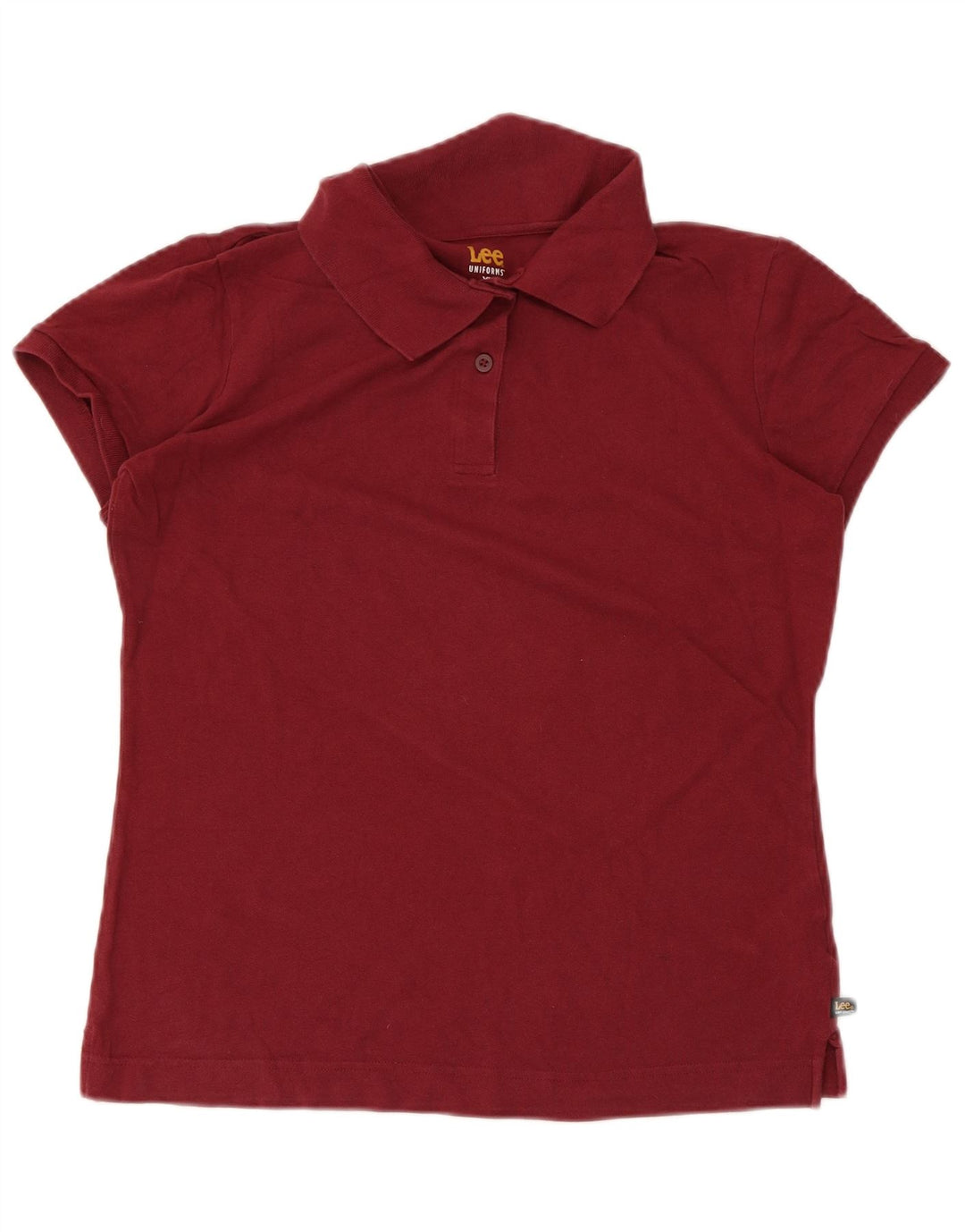 Lee ženska polo majica UK 18 XL bordo pamuk