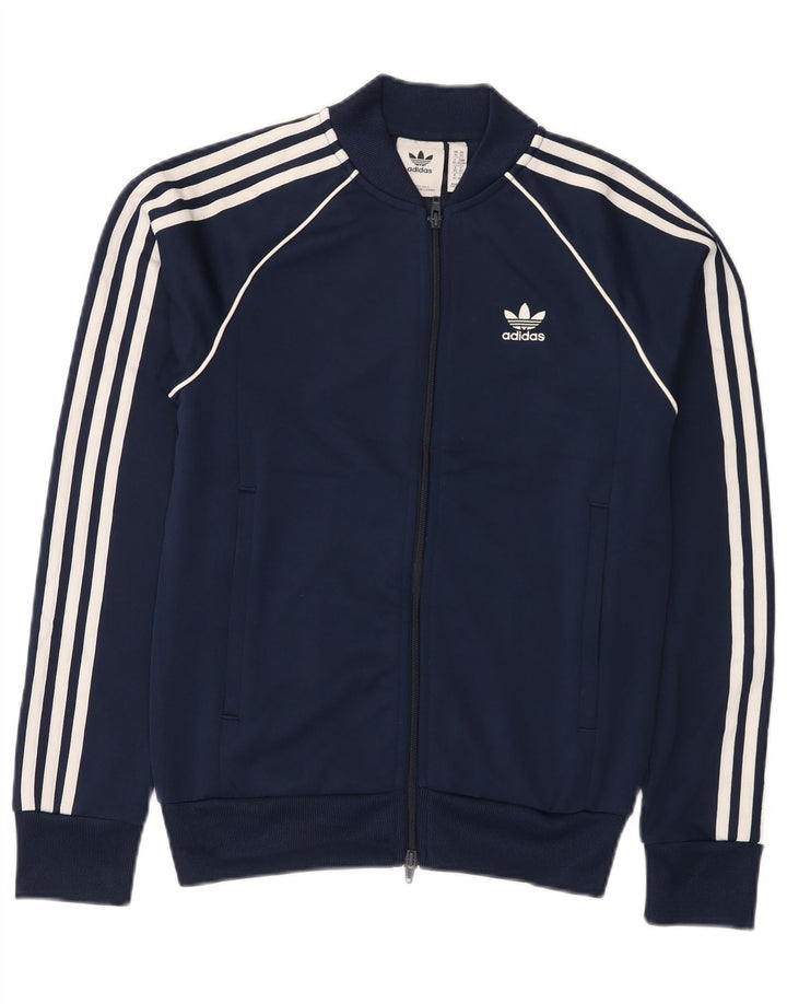 Adidas muška trenirka gornja jakna XS tamnoplavi poliester