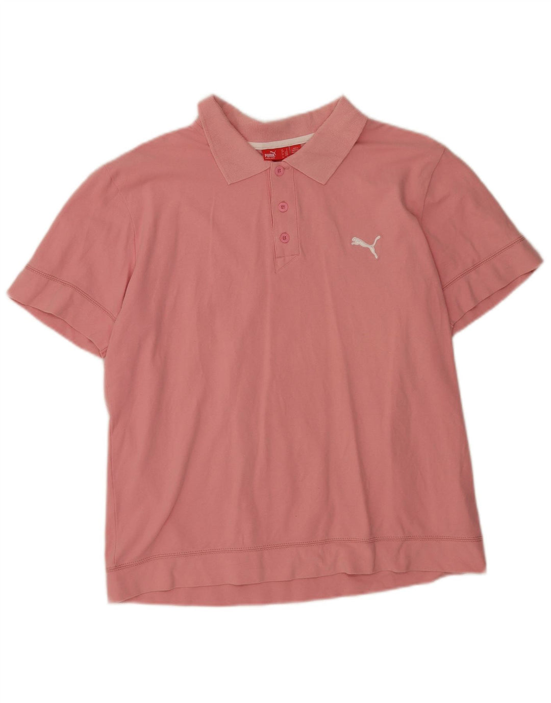 Puma muška polo majica srednje ružičaste pamučne boje