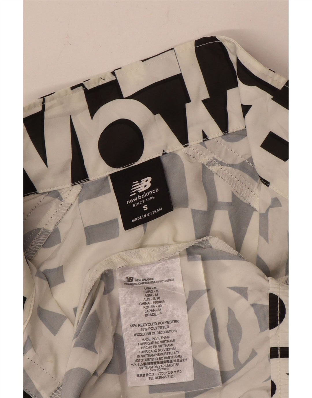 New Balance ženska prevelika bomber jakna UK 10 Mala bijela