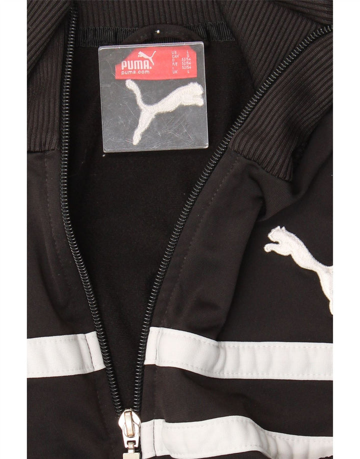 PUMA Mens Tracksuit Top Jacket Large Black Vintage Puma and Second-Hand Puma from Messina Hembry 