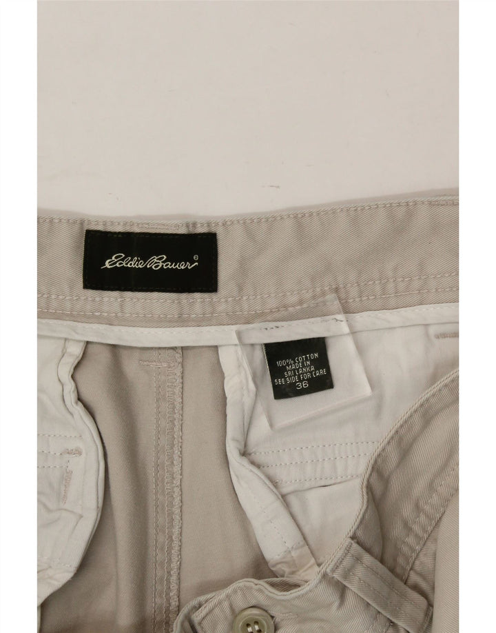 EDDIE BAUER Mens Cargo Shorts W36 Large Beige Cotton Vintage Eddie Bauer and Second-Hand Eddie Bauer from Messina Hembry 