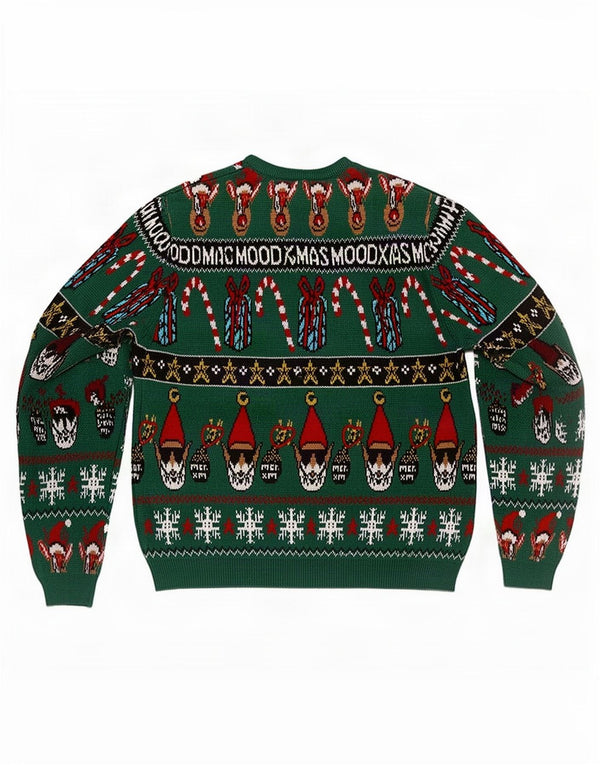 Zara dječački džemper s okruglim izrezom 13-14 godina Green Fair Isle Christmas