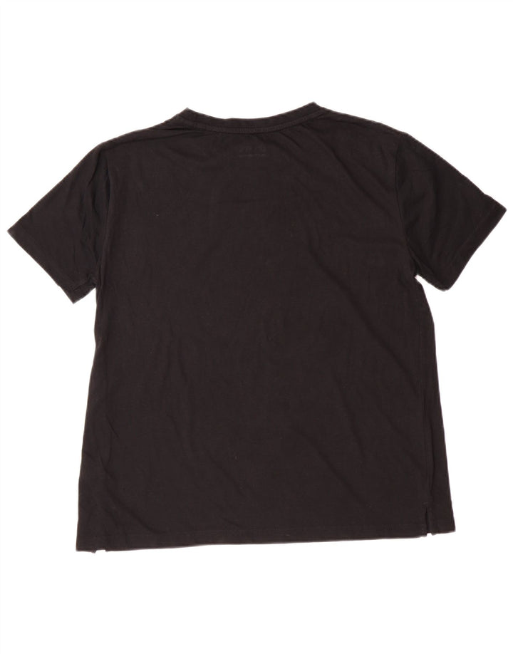 LOTTO Ženska majica kratkih rukava UK 16 Veliki crni pamuk