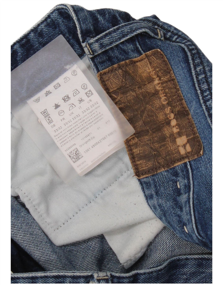 Hugo Boss ženske ravne traperice W33 L32 plavi pamuk