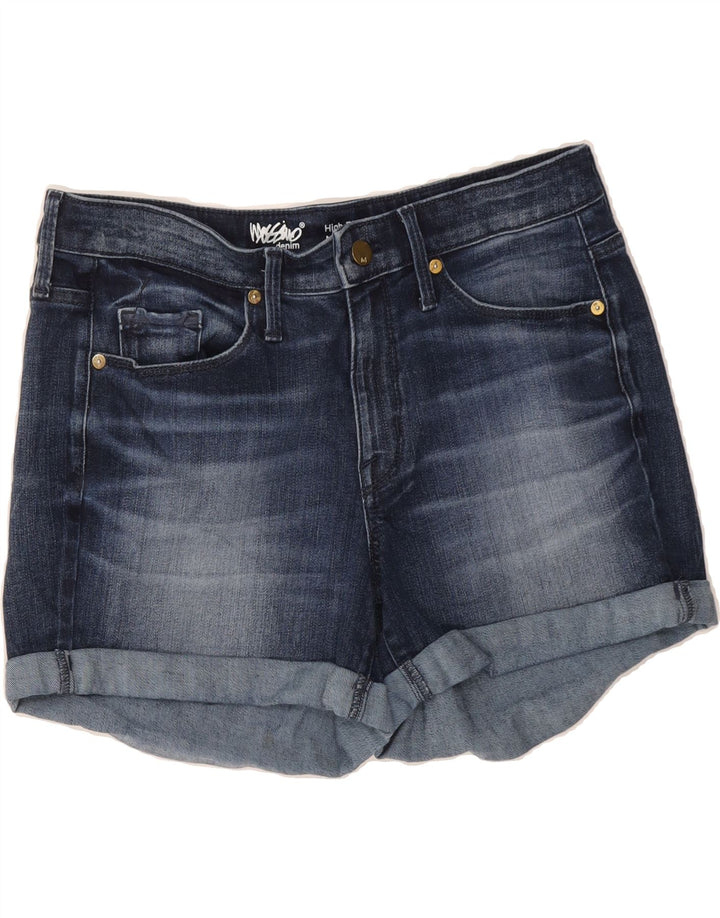 MOSSIMO Womens High Waist Denim Shorts US 8 Medium W29 Blue Cotton Vintage Mossimo and Second-Hand Mossimo from Messina Hembry 