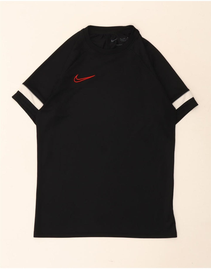 Nike Dri Fit T-Shirt Top srednje crne boje