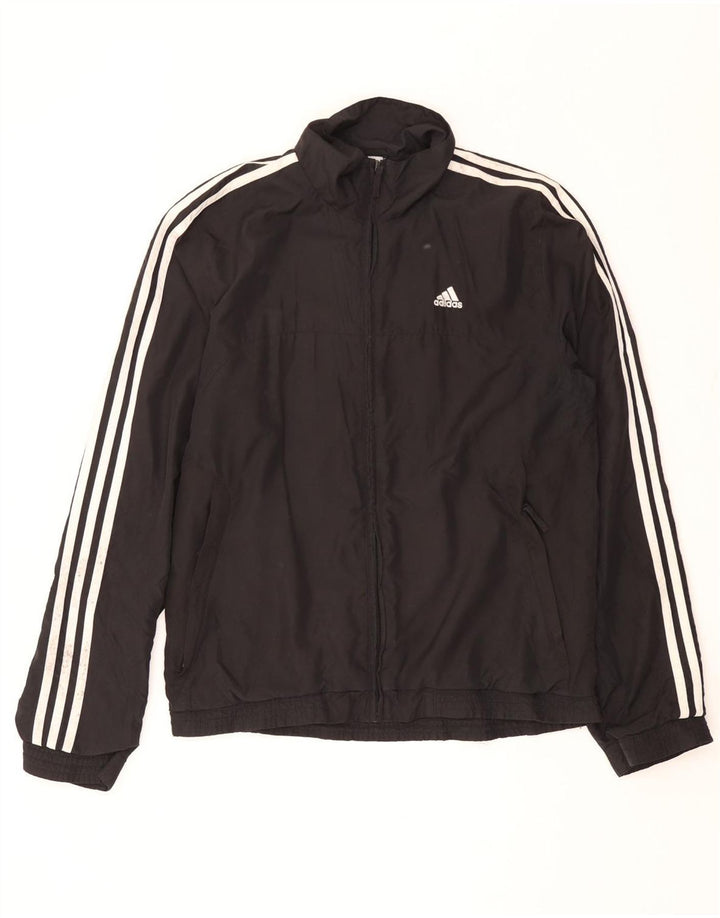 Adidas muška trenirka gornja jakna UK 36/38 mali crni poliester