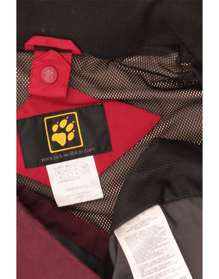 JACK WOLFSKIN Ženska vjetrovka jakna UK 12/14 srednje crvene boje