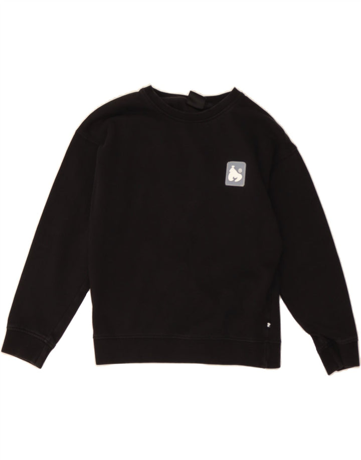 MONEY Boys Sweatshirt Jumper 8-9 Years Black Cotton Vintage Money and Second-Hand Money from Messina Hembry 