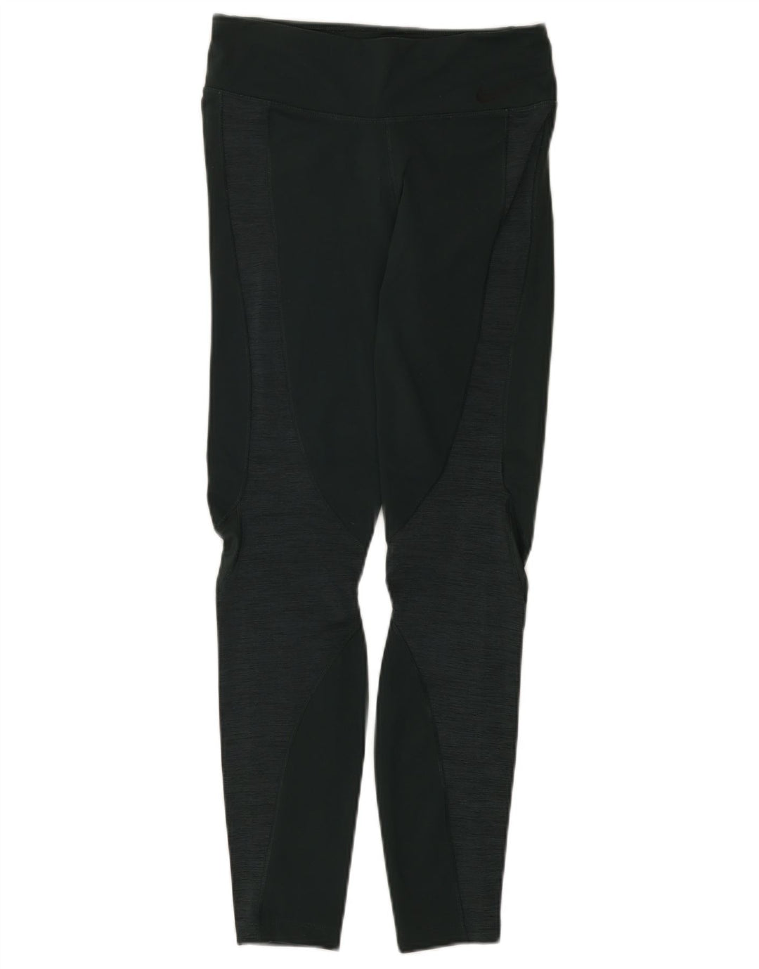 NIKE Ženske Dri Fit Leggings UK 12 Srednje zelene najlonske