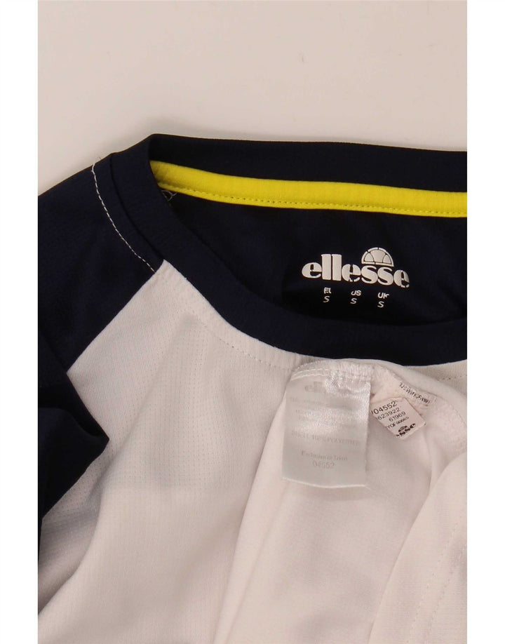Ellesse muška majica dugih rukava mali bijeli poliester u boji