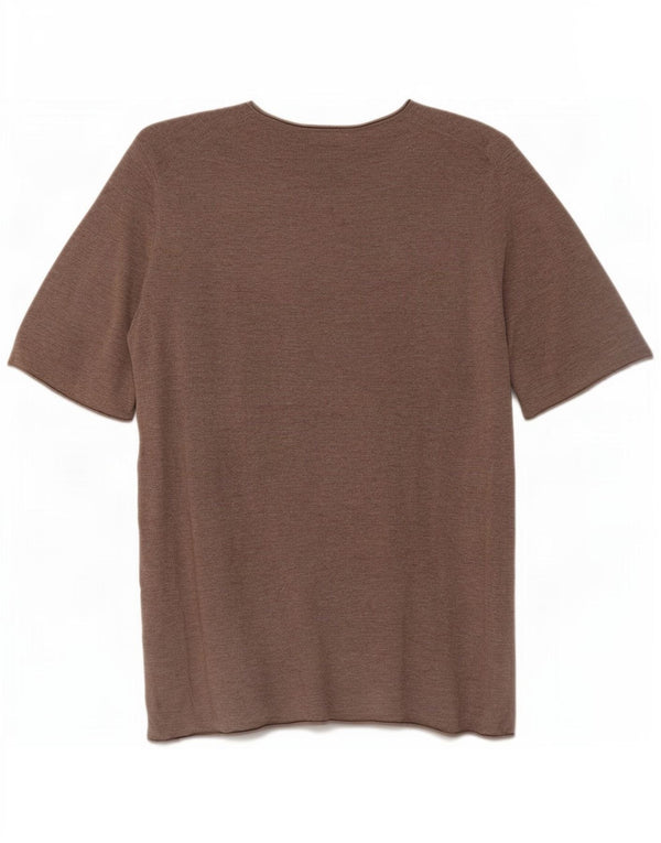 Ženski džemper s okruglim izrezom Massimo Dutti UK 10 Small Brown