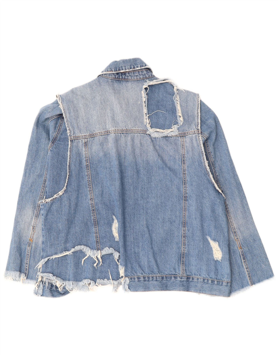 ZARA ženska jakna od trapera u UK 16 Large Blue Cotton