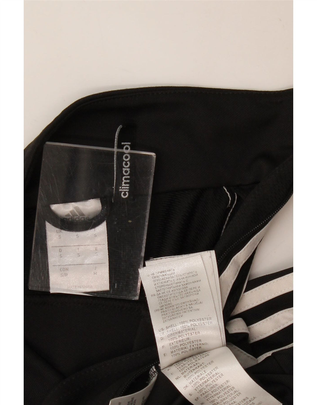 ADIDAS Mens Climacool Zip Neck Pullover Tracksuit Top Small Black