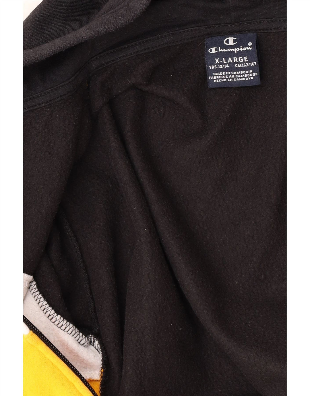 CHAMPION pulover s kapuljačom s patentnim zatvaračem 13-14 godina XL tamnoplave boje