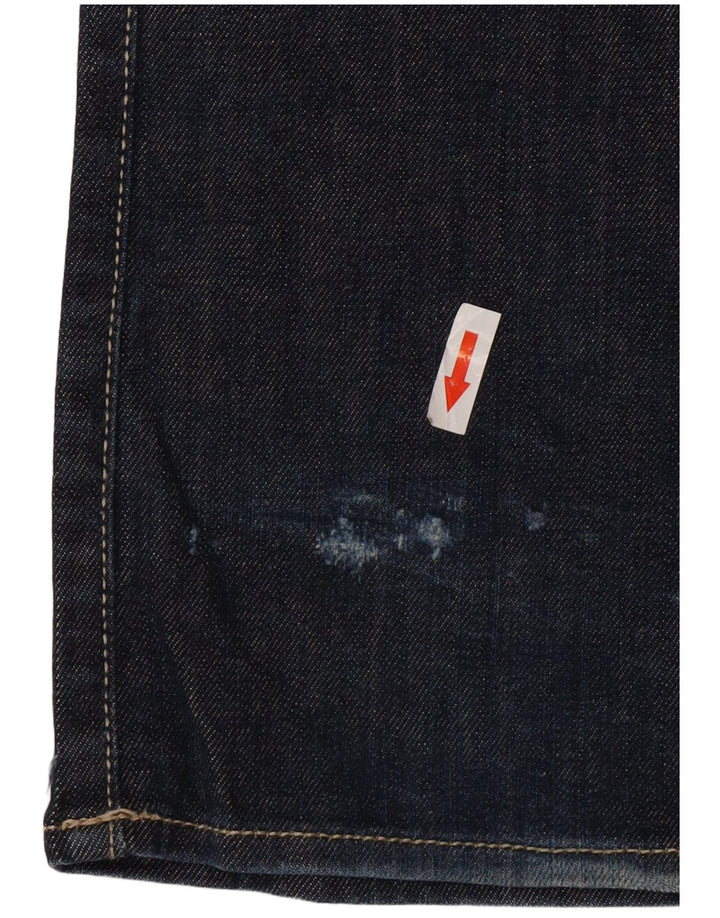 Ženske traperice Calvin Klein Bootcut W32 L34 tamnoplavi pamuk