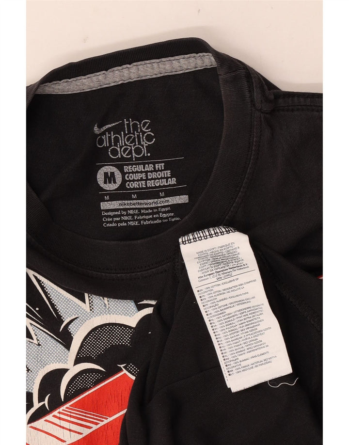 Nike Muška majica kratkih rukava Regular Fit Graphic T-Shirt, srednji crni pamuk