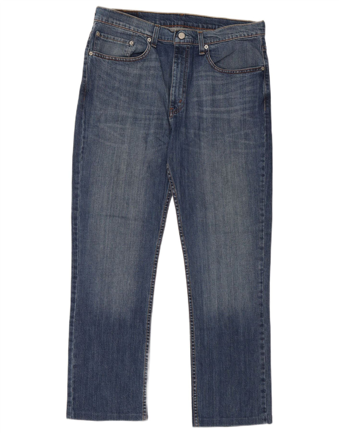 Levi's muške ravne traperice W36 L29 plavi pamuk