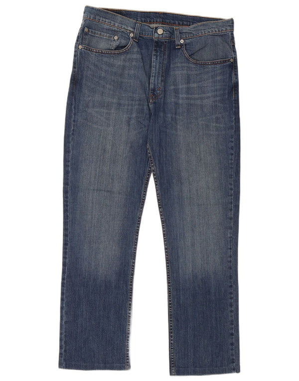 Levi's muške ravne traperice W36 L29 plavi pamuk