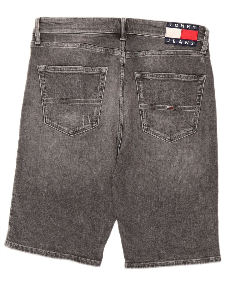 Tommy Hilfiger muške traper kratke hlače W32 srednje sivi pamuk