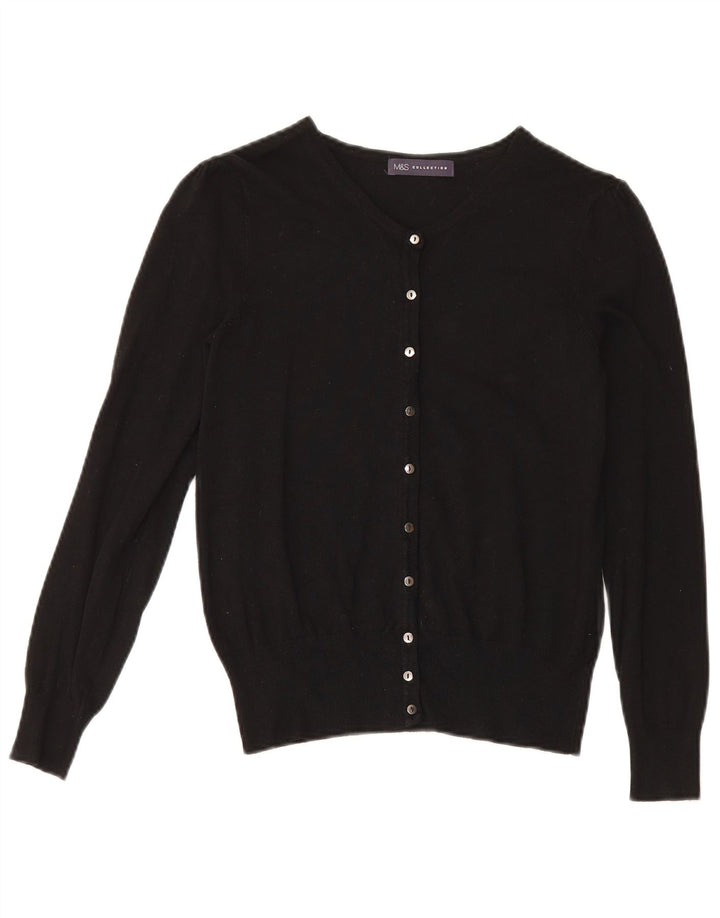 Marks & Spencer ženski kardigan pulover UK 10 Small Black