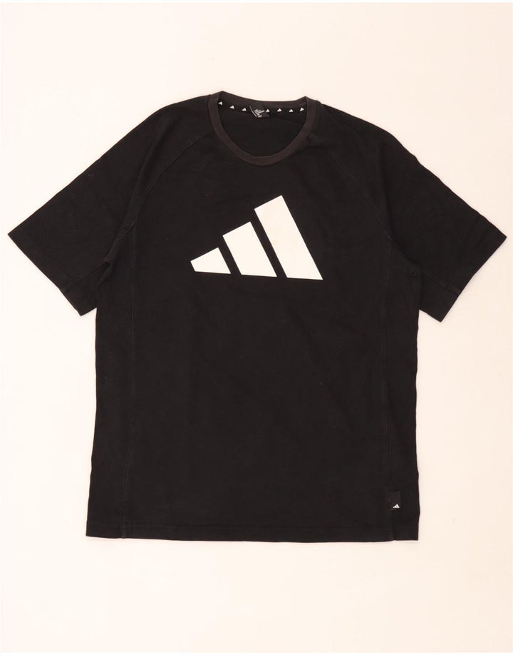 Adidas muška majica s grafičkim motivima srednje crna