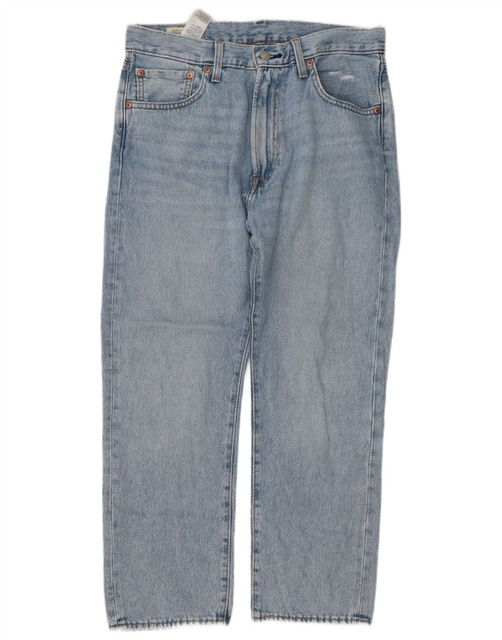 Levi's muške 551 ravne traperice W32 L27 plavi pamuk