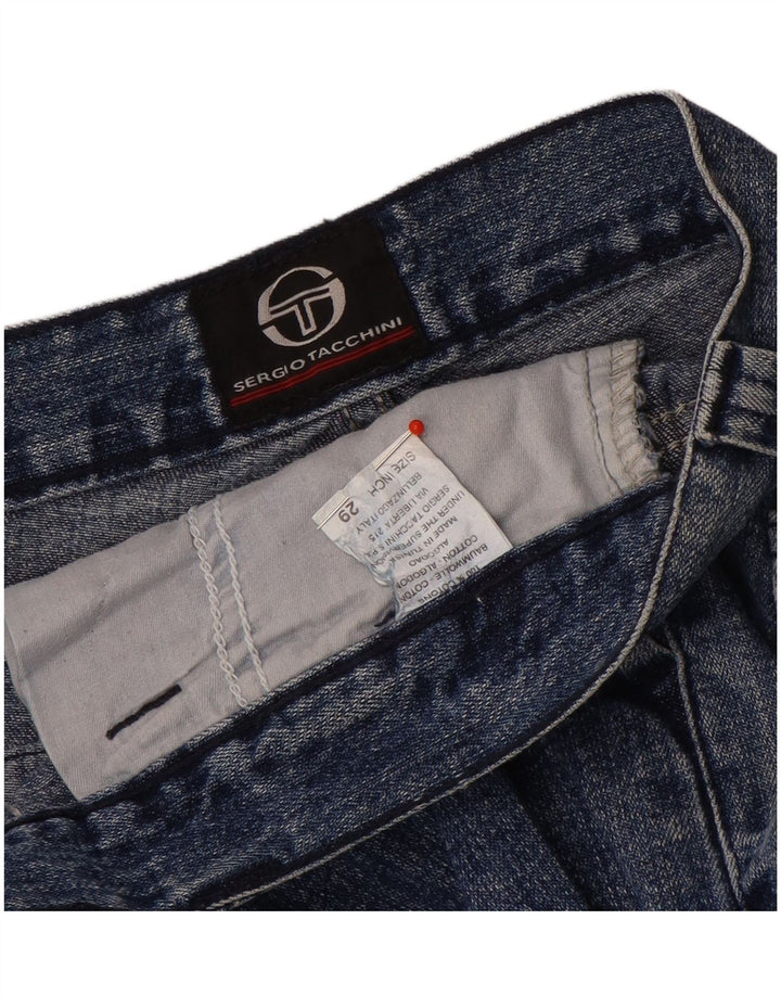 Ženske traperice Sergio Tacchini Bootcut W29 L35 plavi pamuk