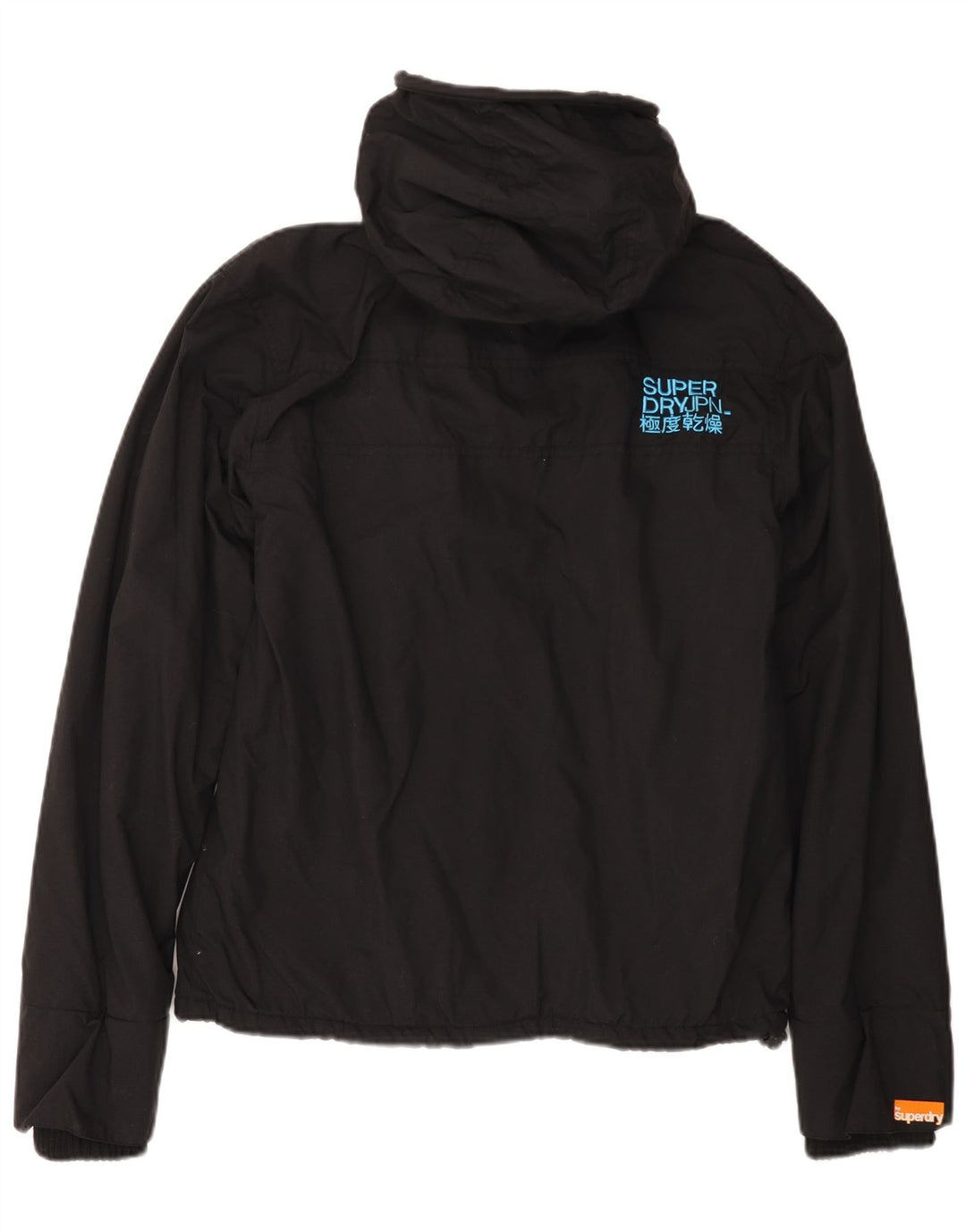 SUPERDRY ženska jakna s kapuljačom UK 16 Veliki crni najlon