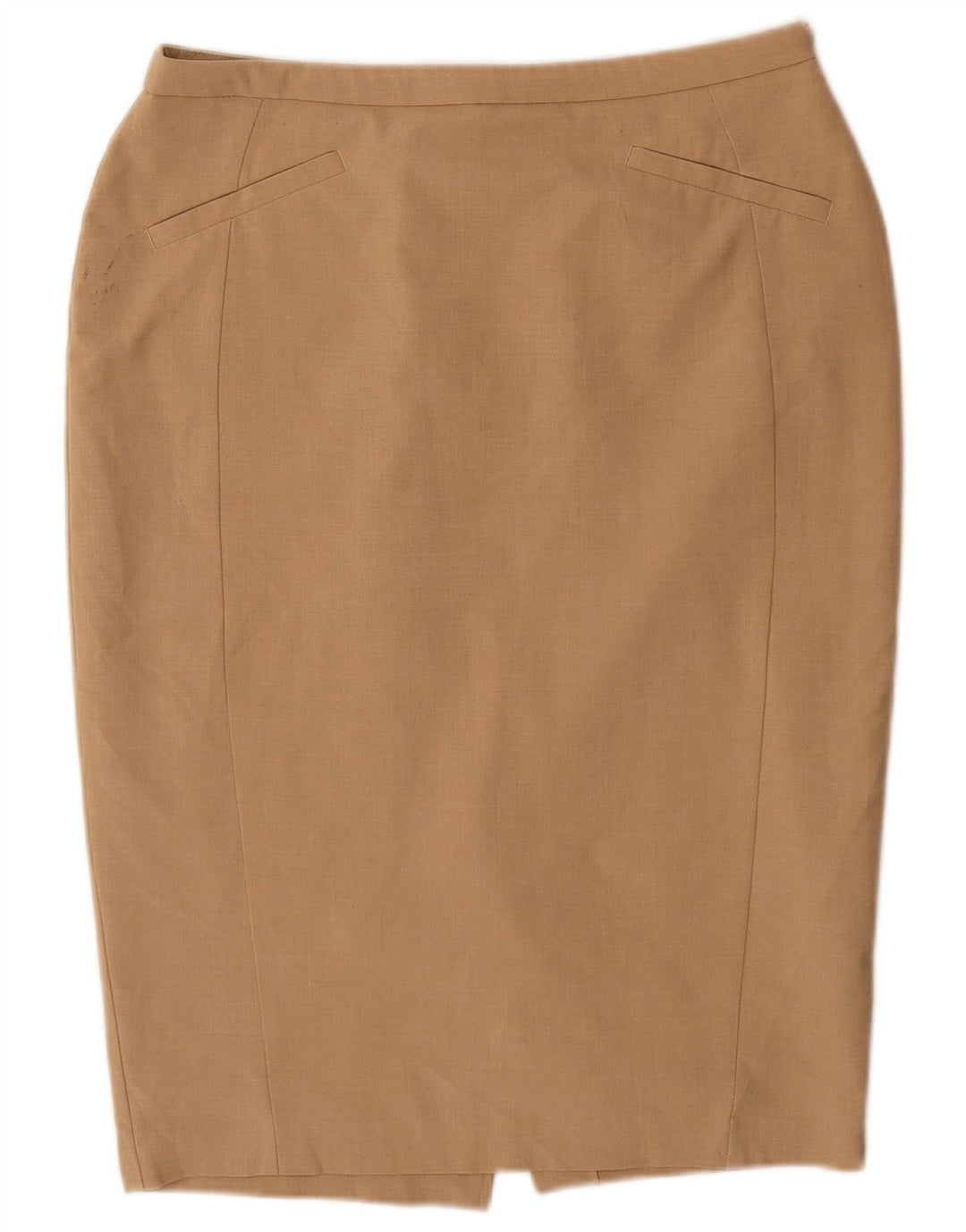 Marks & Spencer ženska pencil suknja UK 14 velika W32 bež poliester