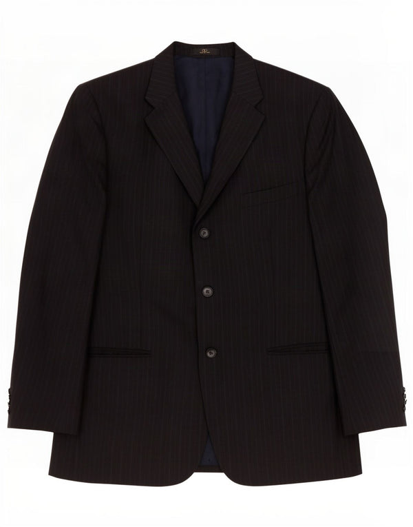 Valentino muška jakna s 3 gumba IT 54 2XL Black Pinstripe Classic
