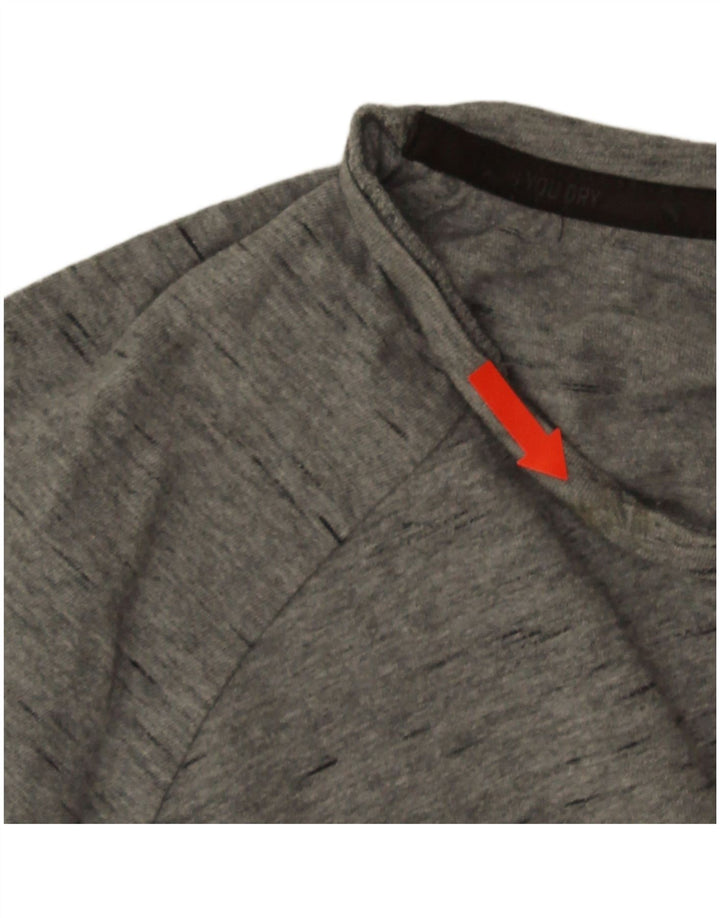 Puma muška majica kratkih rukava Large Grey Flected Cotton