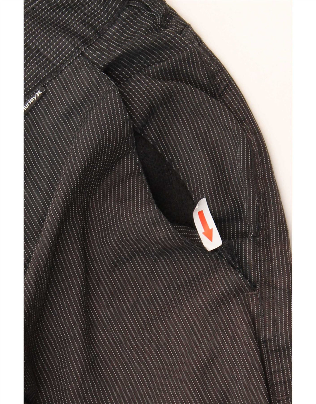 Hurley muške chino kratke hlače W38 XL crne pruge od poliestera