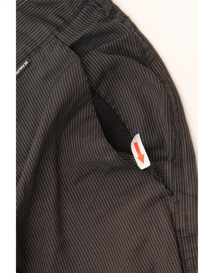 Hurley muške chino kratke hlače W38 XL crne pruge od poliestera
