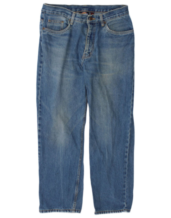 Dickies muške ravne traperice W34 L27 plavi pamuk