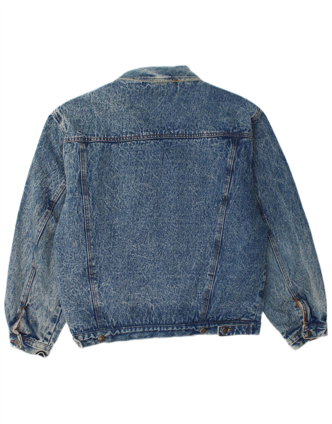 Vintage muška Sherpa traper jakna IT 48 Srednje plavi pamuk