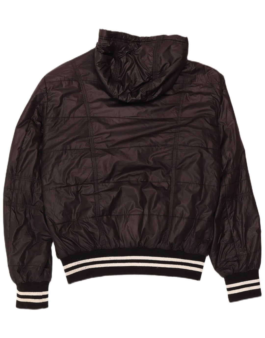 Kappa muška podstavljena jakna s kapuljačom UK 42 XL crni poliester