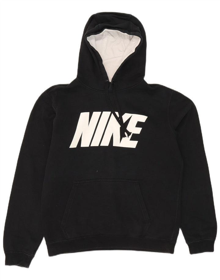 Nike muška majica s kapuljačom srednje veličine, crni pamuk