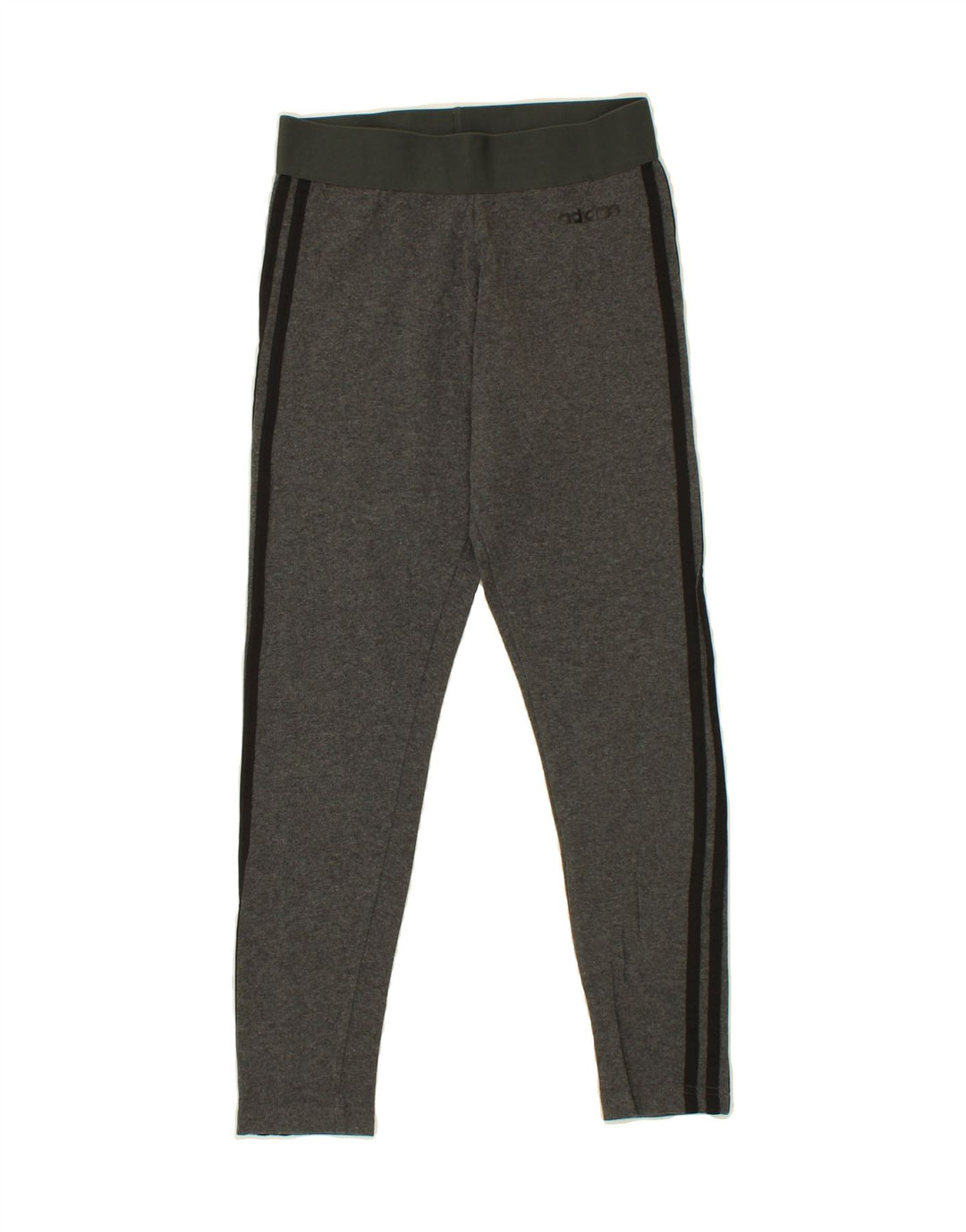 ADIDAS Womens Leggings UK 8/10 Small  Grey Cotton Vintage Adidas and Second-Hand Adidas from Messina Hembry 