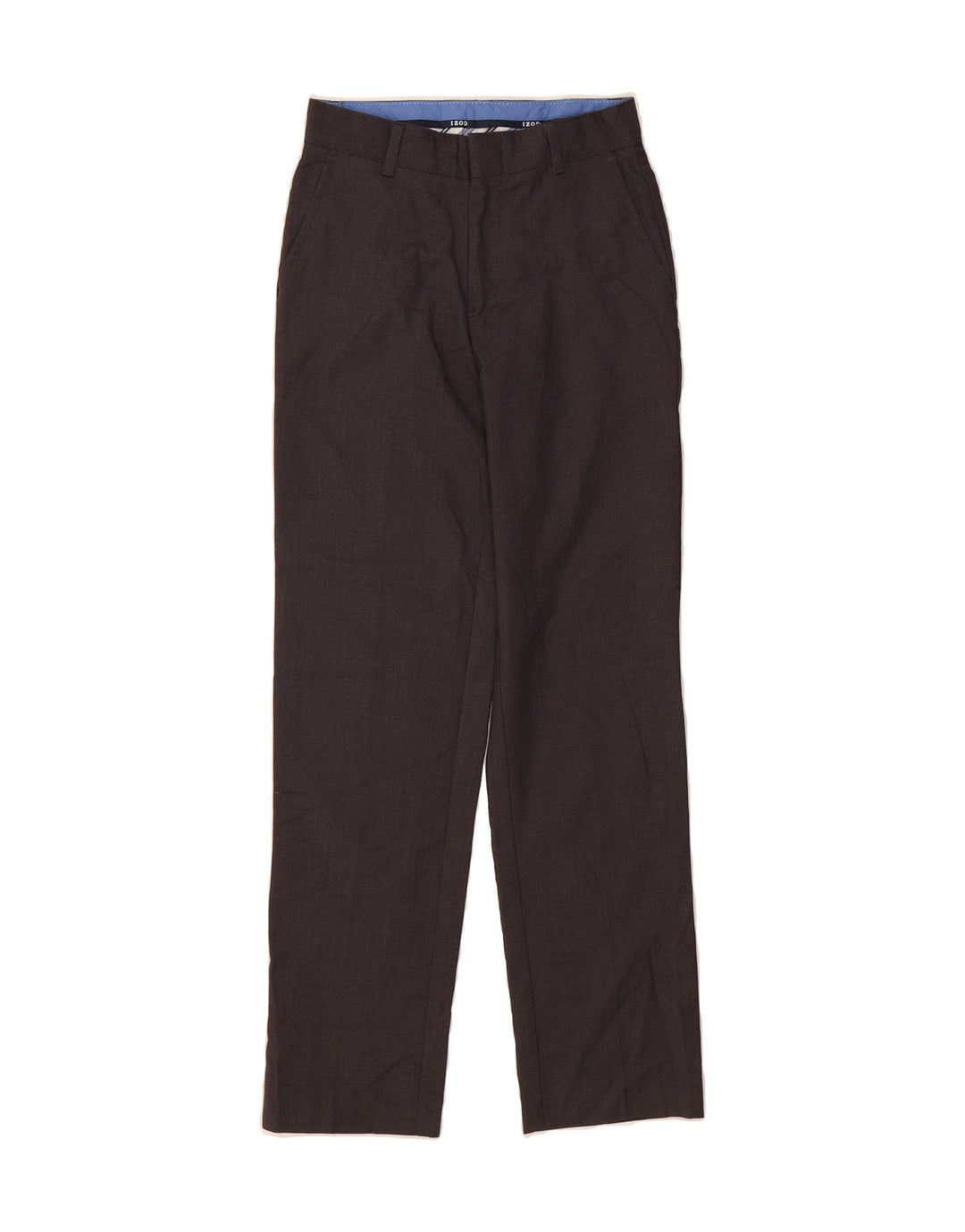 IZOD Boys Slim Suit Trousers 11-12 Years W24 L27 Grey Polyester Vintage Izod and Second-Hand Izod from Messina Hembry 