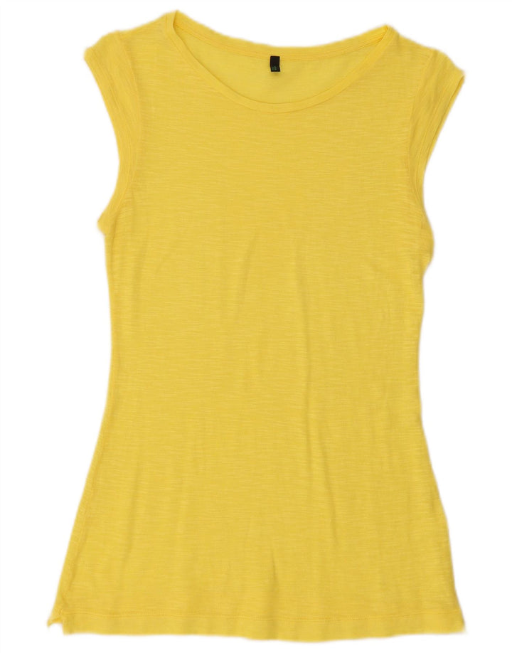 Benetton ženski prsluk UK 8 Small Yellow