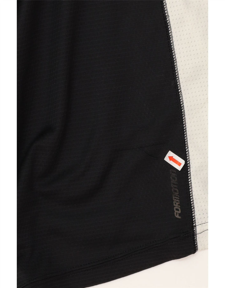 ADIDAS Mens Climacool T-Shirt Top 2XL Black Colourblock Polyester Vintage Adidas and Second-Hand Adidas from Messina Hembry 