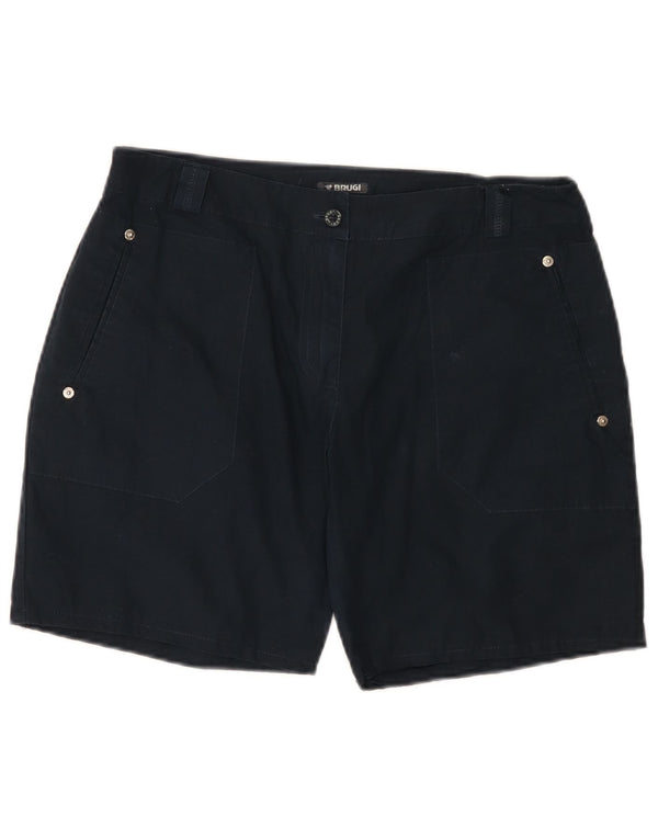Brugi ženske chino kratke hlače UK 14 Large W32 tamnoplavi pamuk