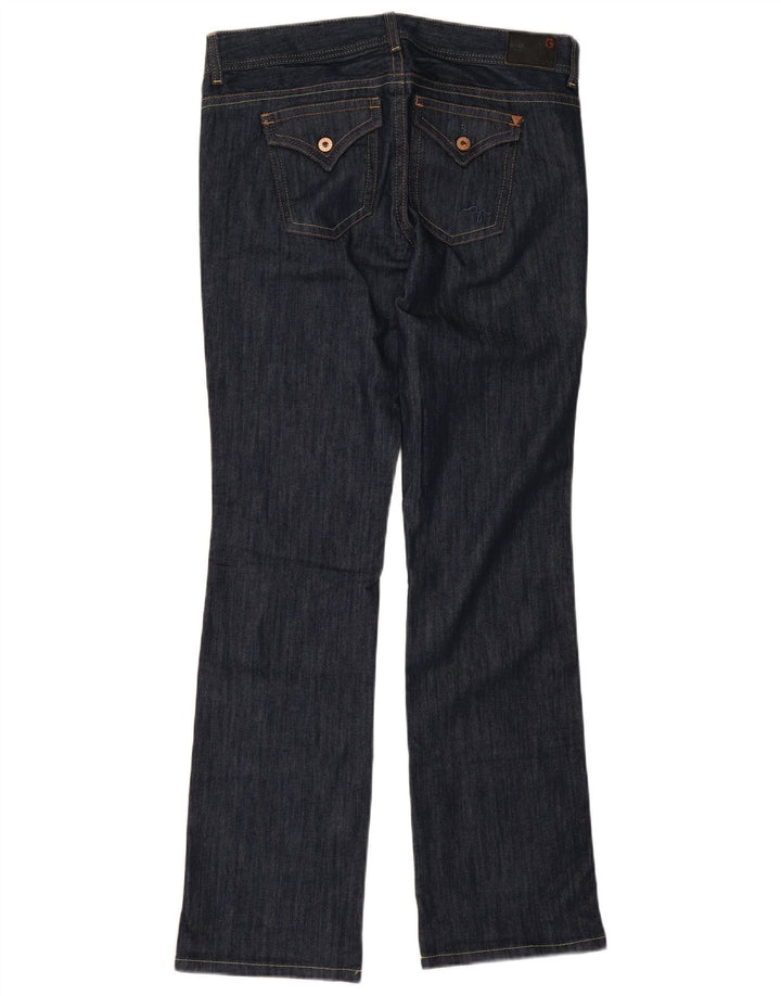 Ženske traperice Guess Bootcut W31 L34 tamnoplavi pamuk