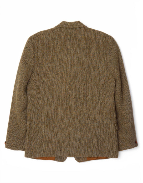 Dunn &Co muške Harris Tweed UK 40 Large Brown Wool Classic